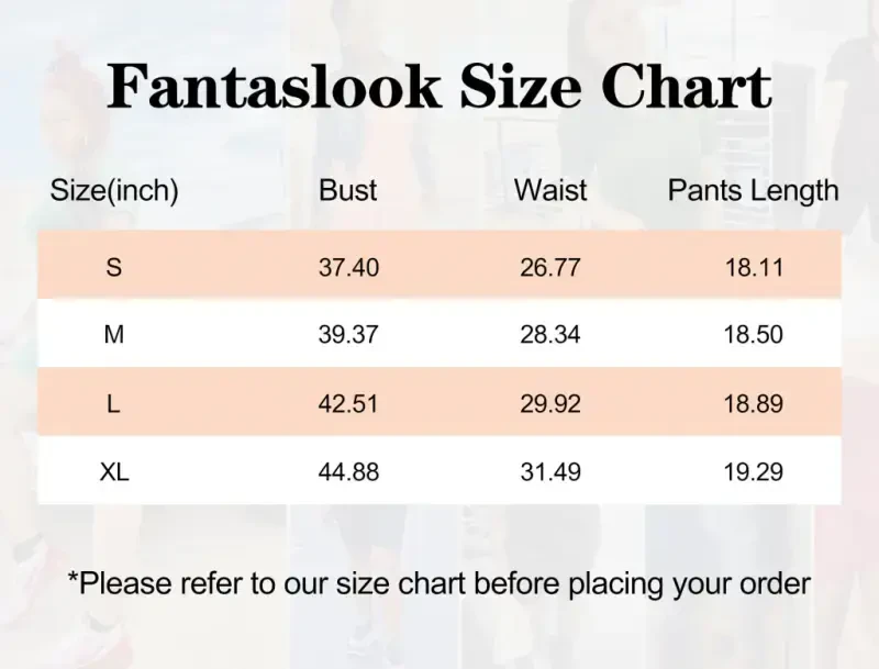 Fantaslook Two Piece Outfits for Women Short Sleeve V Neck Biker Shorts Set Tracksuit- - 2
