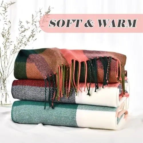 fauson Winter Scarf for Women, Winter Warm Women's Scarves, Soft Blanket Scarf Classic Valentines Day Gifts for Her - FAUSON (1)