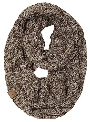 Funky Junque Infinity Scarf for Women – Oversized Chunky Winter Scarf, Colorful Fall Scarves, Soft Sweater Wrap Cozy Style - 1