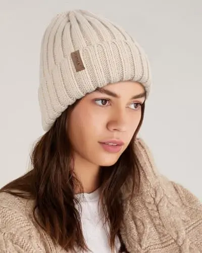 FURTALK Winter Hats for Women Knitted Beanie Fashinable Winter Skull Caps - 4