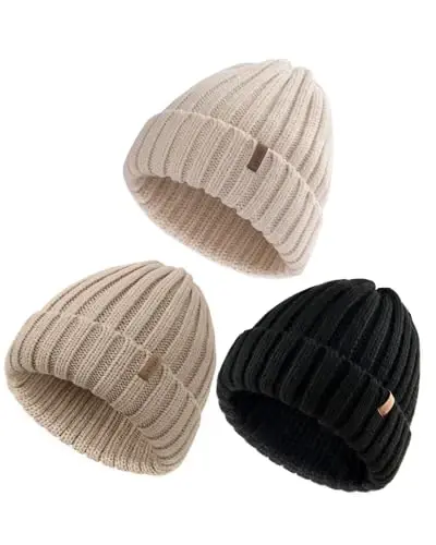 FURTALK Winter Hats for Women Knitted Beanie Fashinable Winter Skull Caps 