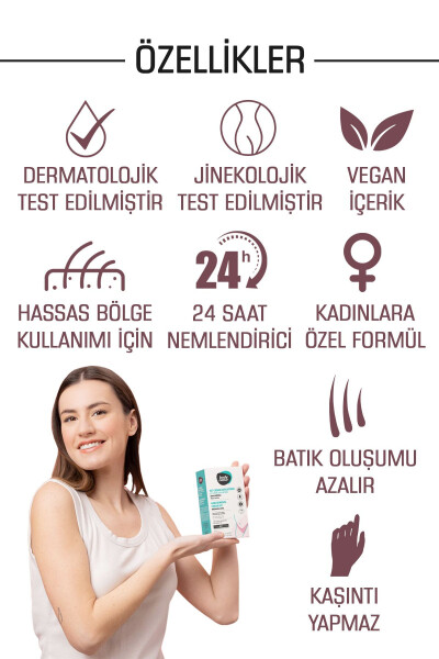 Kadınlar İçin Genital Özel Bölge Tüy Dökücü Krem Seti T Bölgesi Tüy Dökücü & Uygulama Sonrası Balsam - 2