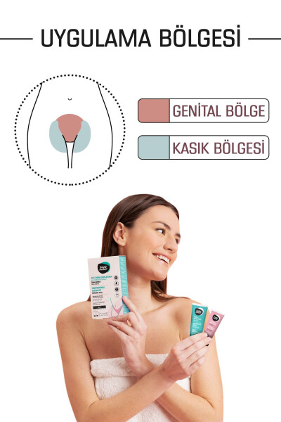 Kadınlar İçin Genital Özel Bölge Tüy Dökücü Krem Seti T Bölgesi Tüy Dökücü & Uygulama Sonrası Balsam - 4