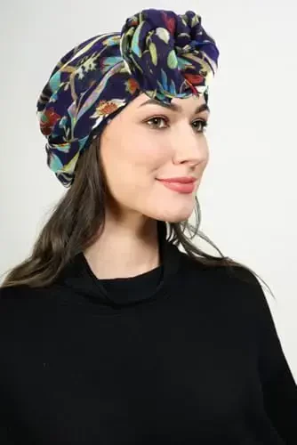 GERINLY Scarfs for Women Lightweight Floral Birds Print Cotton Scarves and Wraps for Fall Shawl - 4