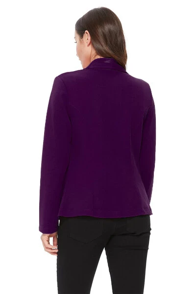 Women's Casual Long Sleeves Office Workwear Solid Blazer Jacket S-3XL- - 3