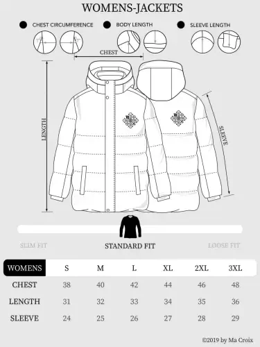 Ma Croix Womens Winter Lightweight Poly Down Puffer Hooded Parka Coat- - 5