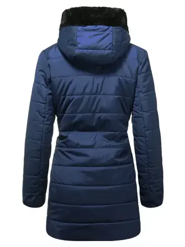 Ma Croix Womens Winter Lightweight Poly Down Puffer Hooded Parka Coat- - 9