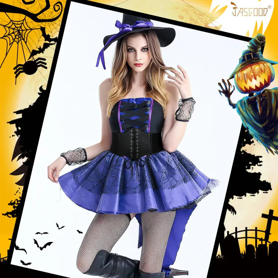 JASGOOD Black Corset Waist Belt for Women, Wide Elastic Belt for Dresses- - 2