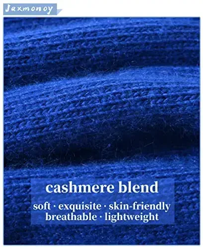 jaxmonoy Slouchy Beanies for Women Winter Lightweight Ladies Knit Hat Cuffed Soft Warm Slouch Beanie Cap - Brown - 2