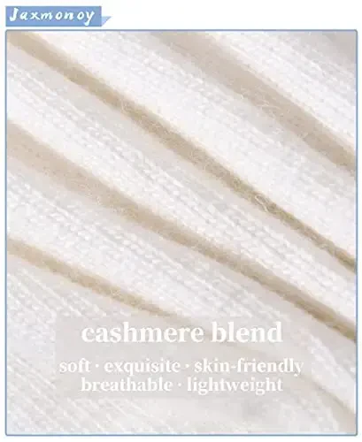 jaxmonoy Slouchy Beanies for Women Winter Lightweight Ladies Knit Hat Cuffed Soft Warm Slouch Beanie Cap - Brown - 2