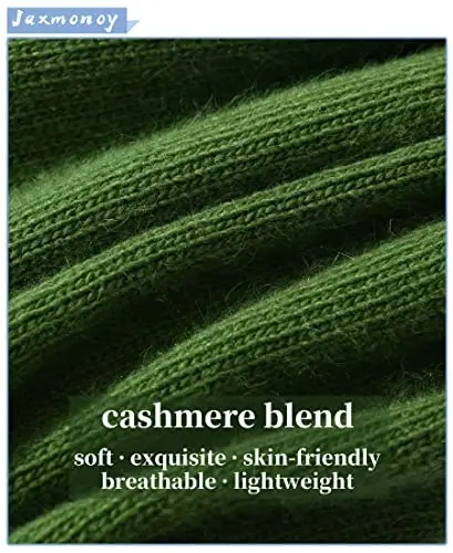 jaxmonoy Slouchy Beanies for Women Winter Lightweight Ladies Knit Hat Cuffed Soft Warm Slouch Beanie Cap - Brown - JAXMONOY (1)