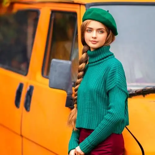 Classic Wool Berets for Women,Stylish French Beret Hats for Women Girls Lady Painters Hat - 4