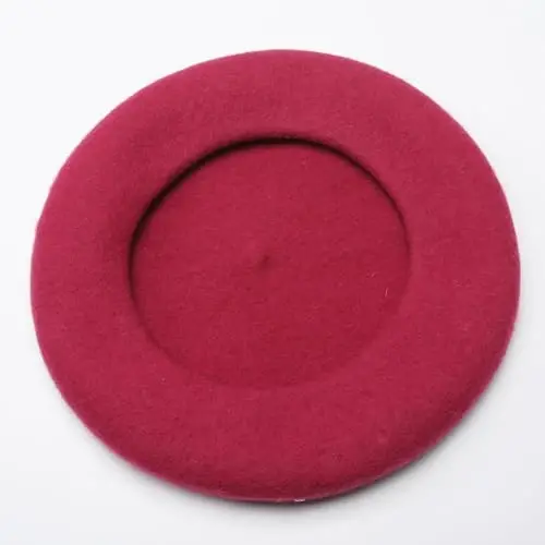 Classic Wool Berets for Women,Stylish French Beret Hats for Women Girls Lady Painters Hat - 7
