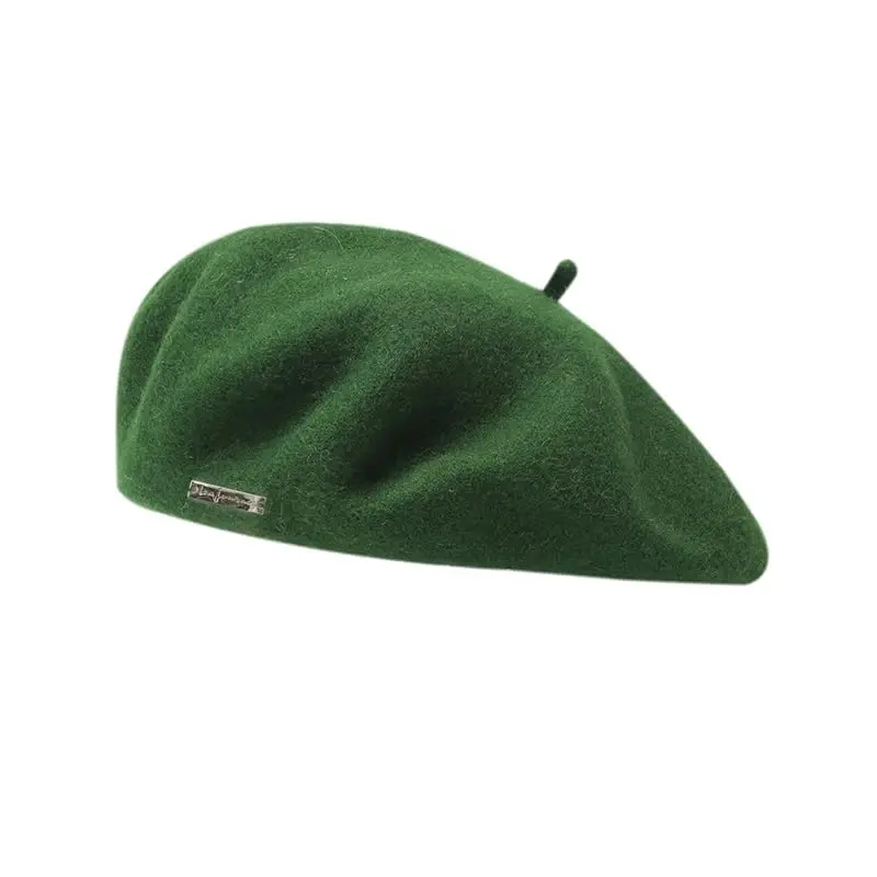 Classic Wool Berets for Women,Stylish French Beret Hats for Women Girls Lady Painters Hat - 5