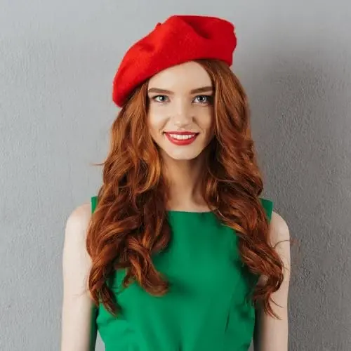 Classic Wool Berets for Women,Stylish French Beret Hats for Women Girls Lady Painters Hat - 6