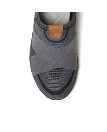 Women's Livie X Strap Knit Trainer Sneaker - Black multi - 5