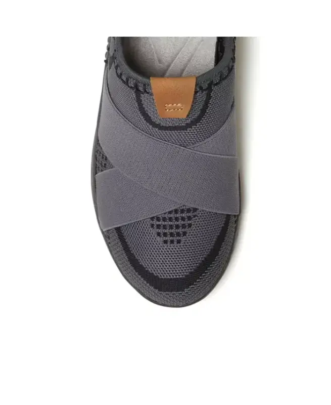 Women's Livie X Strap Knit Trainer Sneaker - Black multi - 5