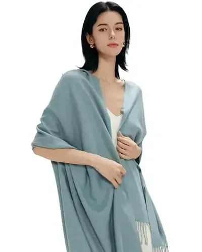 maamgic PasModazoneina Shawl for Women – Soft Lightweight Wrap for Wedding, Travel, Evening, Party – Elegant Scarf for All Seasons - 2