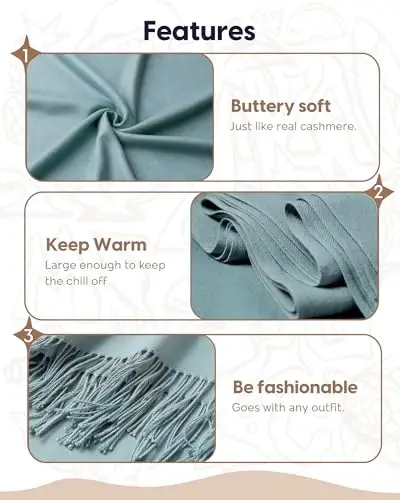 maamgic PasModazoneina Shawl for Women – Soft Lightweight Wrap for Wedding, Travel, Evening, Party – Elegant Scarf for All Seasons - 5