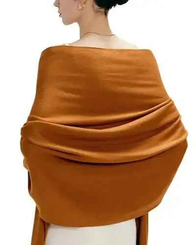 maamgic PasModazoneina Shawl for Women – Soft Lightweight Wrap for Wedding, Travel, Evening, Party – Elegant Scarf for All Seasons - MAAMGIC (1)