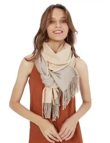 maamgic PasModazoneina Shawl for Women – Soft Lightweight Wrap for Wedding, Travel, Evening, Party – Elegant Scarf for All Seasons - 3