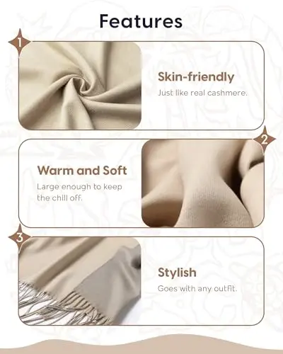 maamgic PasModazoneina Shawl for Women – Soft Lightweight Wrap for Wedding, Travel, Evening, Party – Elegant Scarf for All Seasons - 5