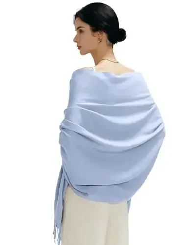 maamgic PasModazoneina Shawl for Women – Soft Lightweight Wrap for Wedding, Travel, Evening, Party – Elegant Scarf for All Seasons 