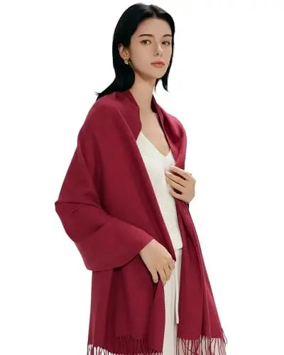 maamgic PasModazoneina Shawl for Women – Soft Lightweight Wrap for Wedding, Travel, Evening, Party – Elegant Scarf for All Seasons - 4