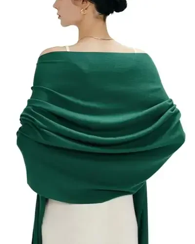 maamgic PasModazoneina Shawl for Women – Soft Lightweight Wrap for Wedding, Travel, Evening, Party – Elegant Scarf for All Seasons - MAAMGIC