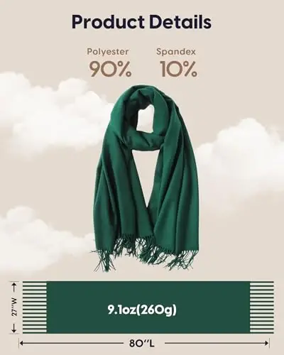 maamgic PasModazoneina Shawl for Women – Soft Lightweight Wrap for Wedding, Travel, Evening, Party – Elegant Scarf for All Seasons - 6