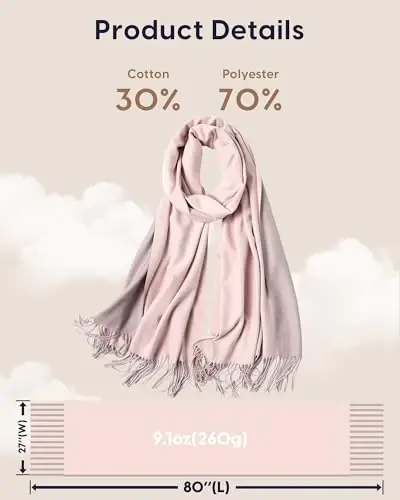 maamgic PasModazoneina Shawl for Women – Soft Lightweight Wrap for Wedding, Travel, Evening, Party – Elegant Scarf for All Seasons - 6