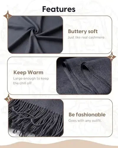 maamgic PasModazoneina Shawl for Women – Soft Lightweight Wrap for Wedding, Travel, Evening, Party – Elegant Scarf for All Seasons - 5