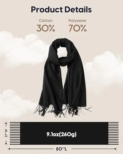 maamgic PasModazoneina Shawl for Women – Soft Lightweight Wrap for Wedding, Travel, Evening, Party – Elegant Scarf for All Seasons - 6