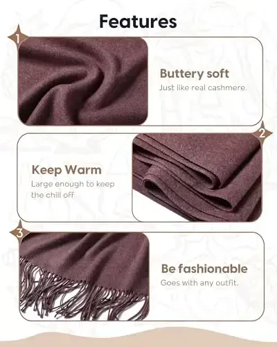 maamgic PasModazoneina Shawl for Women – Soft Lightweight Wrap for Wedding, Travel, Evening, Party – Elegant Scarf for All Seasons - 5