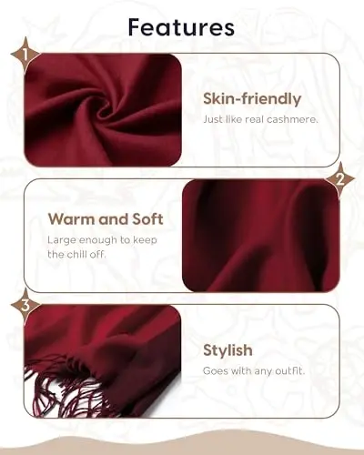 maamgic PasModazoneina Shawl for Women – Soft Lightweight Wrap for Wedding, Travel, Evening, Party – Elegant Scarf for All Seasons - 5