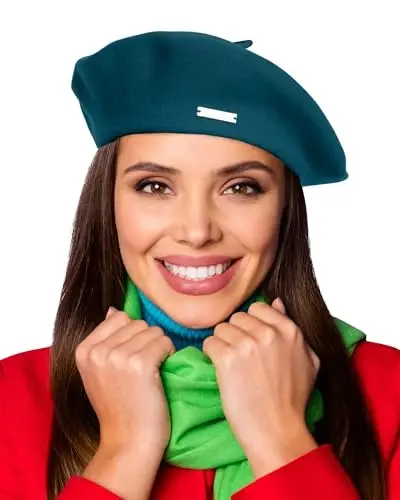 Nawati Wool French Berets for Women, Solid Color Beret Hats for Women Girls Lady, Casual and Chic Vintage Painters Hat - NAWATI