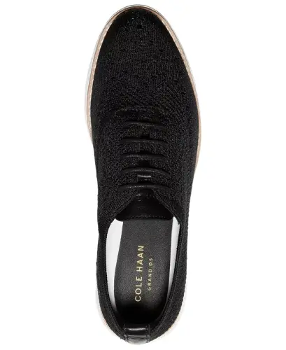 Women's ØriginalGrand Stitchlite Oxfords - Black/White - 4