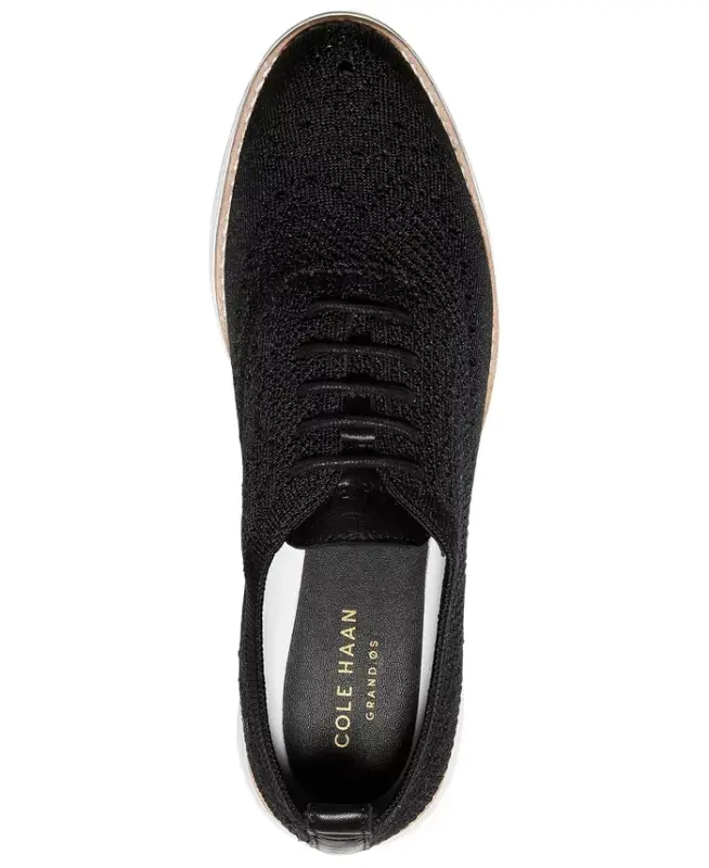 Women's ØriginalGrand Stitchlite Oxfords - Black/White - 4