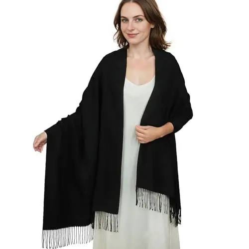 RUI VTRON PasModazoneina Shawl Wraps for Women Large Winter Scarf Soft Shawls and Wraps for Evening Dresses Shawl for Wedding - 8