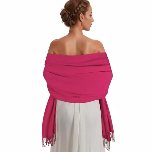RUI VTRON PasModazoneina Shawl Wraps for Women Large Winter Scarf Soft Shawls and Wraps for Evening Dresses Shawl for Wedding - 1