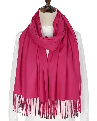 PasModazoneina Shawl Wraps for Women Large Winter Scarf Soft Shawls and Wraps for Evening Dresses Shawl for Wedding - 5