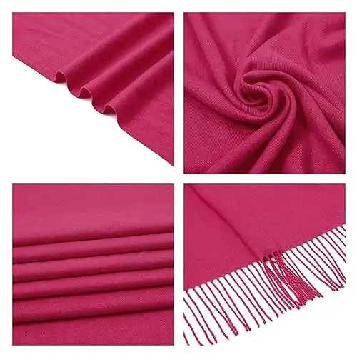 PasModazoneina Shawl Wraps for Women Large Winter Scarf Soft Shawls and Wraps for Evening Dresses Shawl for Wedding - 7