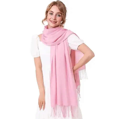 PasModazoneina Shawl Wraps for Women Large Winter Scarf Soft Shawls and Wraps for Evening Dresses Shawl for Wedding - 2