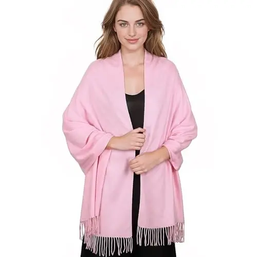 PasModazoneina Shawl Wraps for Women Large Winter Scarf Soft Shawls and Wraps for Evening Dresses Shawl for Wedding - 4