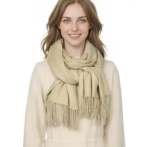 RUI VTRON PasModazoneina Shawl Wraps for Women Large Winter Scarf Soft Shawls and Wraps for Evening Dresses Shawl for Wedding - 3