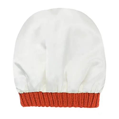 Beanies Women Satin Lined Beanie Winter Hats for Women Silk Lined Slouchy Beanie for Winter Warm Knit Cuffed Beanie Hat - 6