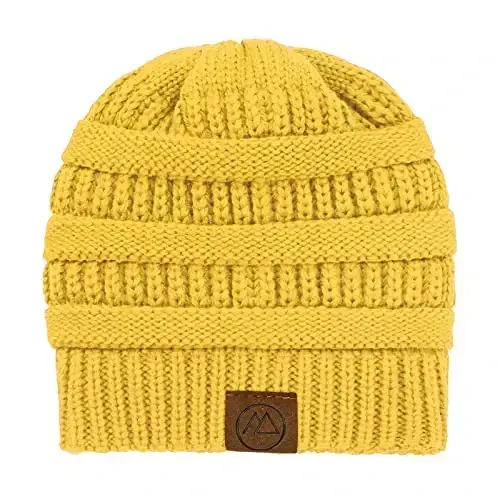 Beanies Women Satin Lined Beanie Winter Hats for Women Silk Lined Slouchy Beanie for Winter Warm Knit Cuffed Beanie Hat - 5