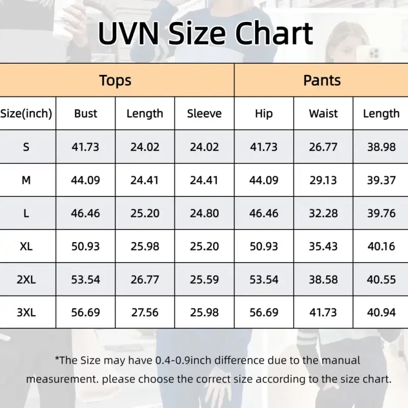 UVN Tracksuit for Women Colorblock Striped Sweatsuit Casual 2 Piece Sweatshirts Sweatpants Jogger Set Outfits- - 9