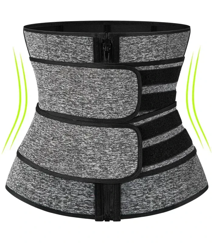Vaslanda Neoprene Sweat Waist Trainer Corset Trimmer Shaper Belt for Women- - 7
