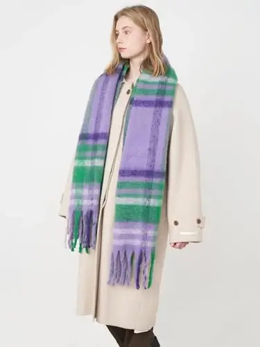 Vintage Scarfs for Women Warm Shawls and Wraps for Evening Dresses Soft Poncho Coat Thick CasModazoneere Wrap Cozy 2025 - 5